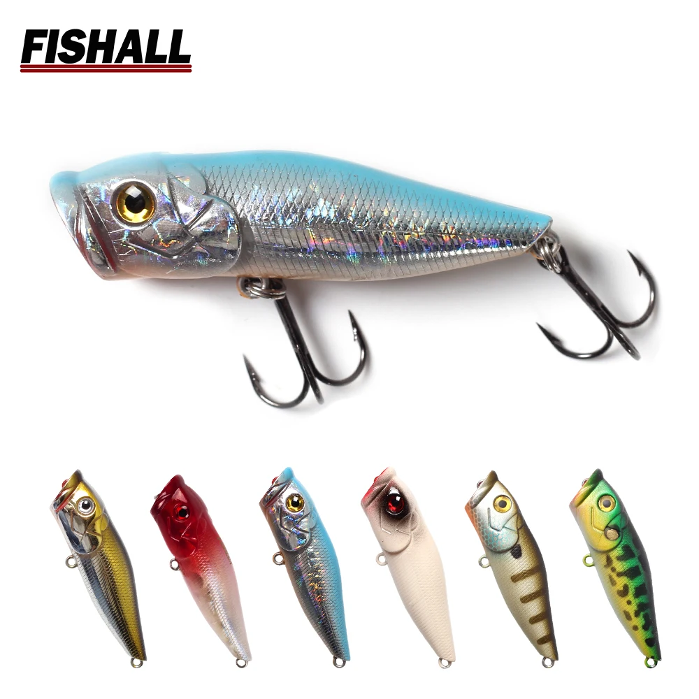 Topwater Popper приманка воблер 65 мм 8 г большой рот прогулочная рыболовная