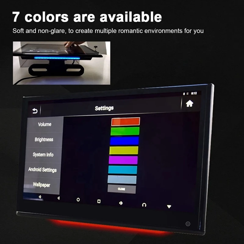 13 3 дюймов Android 8 0 2 ГБ + 32 монитор подголовника автомобиля 1920X1080 4K 1080P Пресс Sn