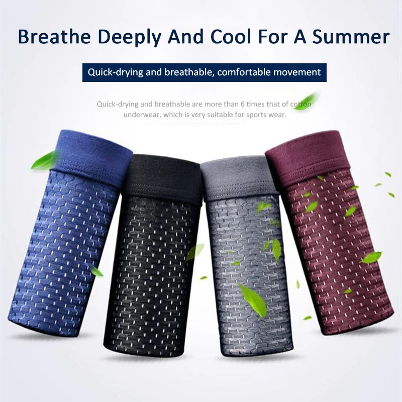 Боксеры Мужское нижнее белье мужские хлопковые трусы шорты высококачественные