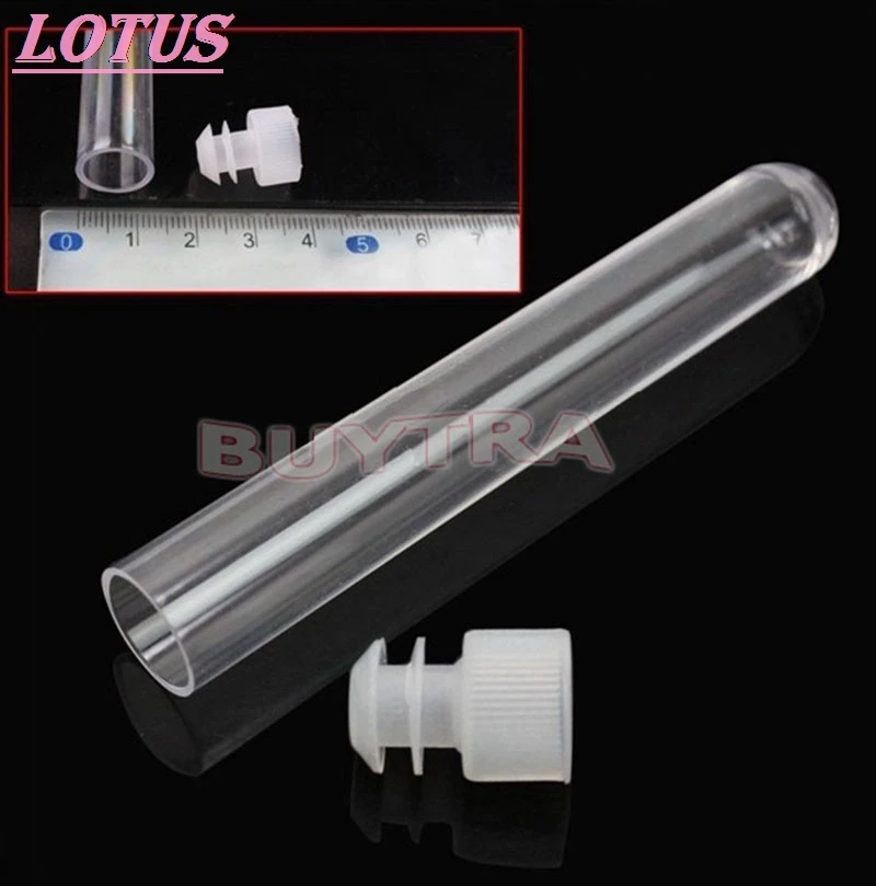 

HOT Plastic Test Tube With Plug Clear Like Glass Wedding Favor Tubes Party Favour Chemistry Laboratory Supplies 20 PCS