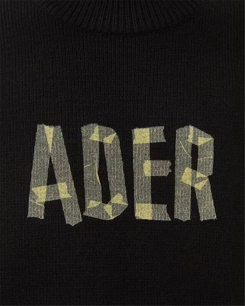 

Sweater 2021FW Adererror Men Woman 1:1 Best-Quality Adhesive Paper Style Letter Printing Crewneck Ader Error Sweatshirts