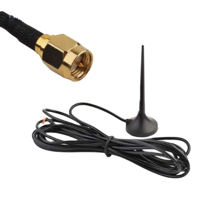 

1pc 3G GSM Antenna 1880-1920/1990-2170MHZ 3.5dbi Magnetic Base 3m Cable SMA/CRC9/TS9 Connector Wholesale Price