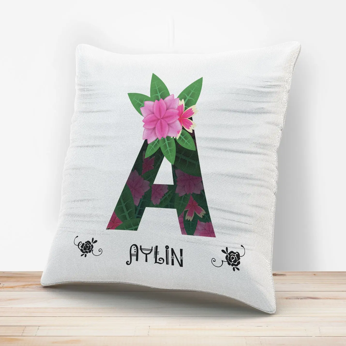

Custom Design Name Printed Pillow Case-A