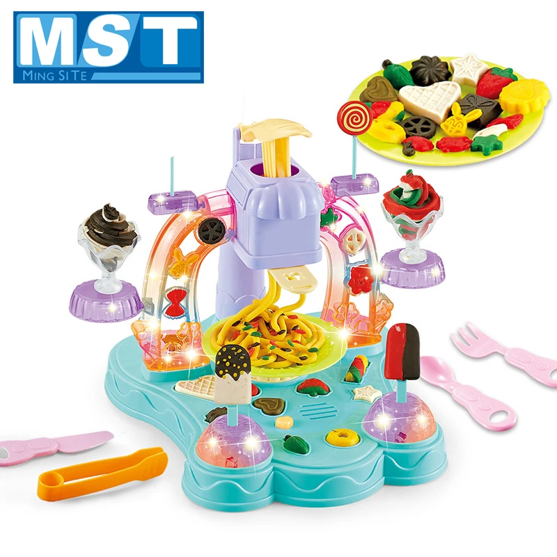 Цветная мягкая глина светильник пластилин фотоформа с кой музыкой для детей