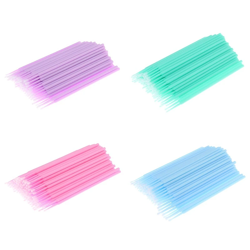 

Professional Disposable Eyelash Brush Cleaning Stick Eyebrows Eye And Eyelashes Eyelashes Cotton Swabs Cotton Swabs 100Pcs