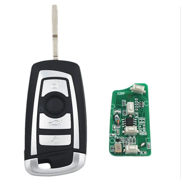 

OEM modified 3 button remote key with HU92/HU58 blade 315mhz/433mhz for BMW EWS X3 X5 without chip