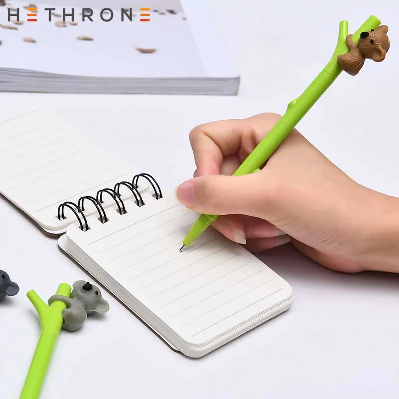 Высококачественная гелевая ручка Hethrone с милым дизайном коалы скраб для