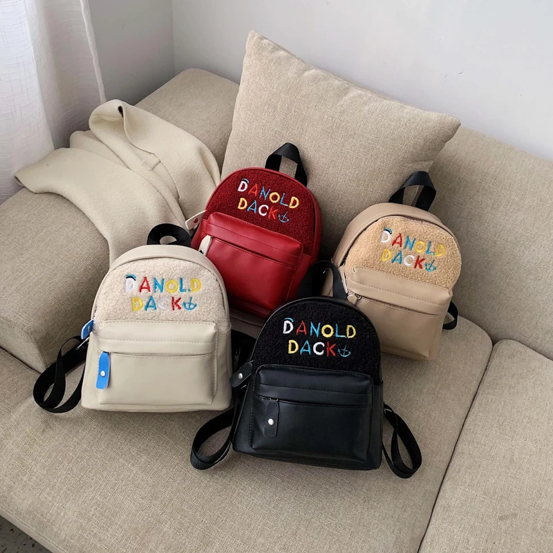 Мини рюкзак для женщин из искусственной кожи Лоскутная сумка девочек подростков