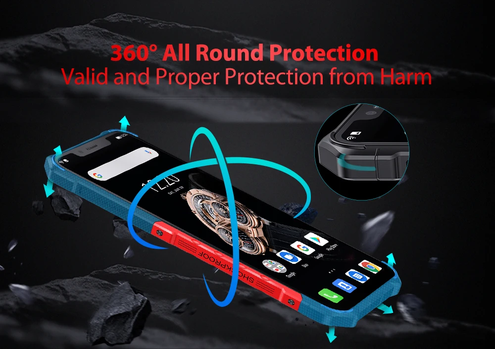Ulefone Armor 6S прочные мобильные телефоны 6," Helio P70 6G+ 128G 16MP+ 8MP Face ID NFC Беспроводная зарядка Android 9,0 смартфон
