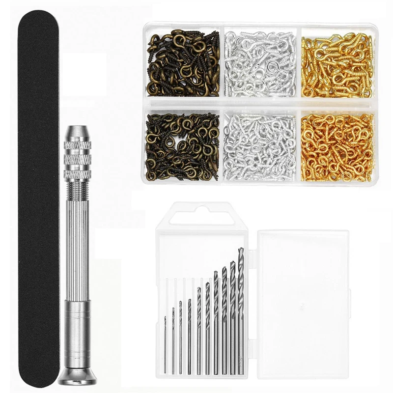 

Ручная дрель для изготовления ювелирных изделий, набор инструментов из смолы, пластика, дерева, полимерной глины, сделай сам, изготовление ю...