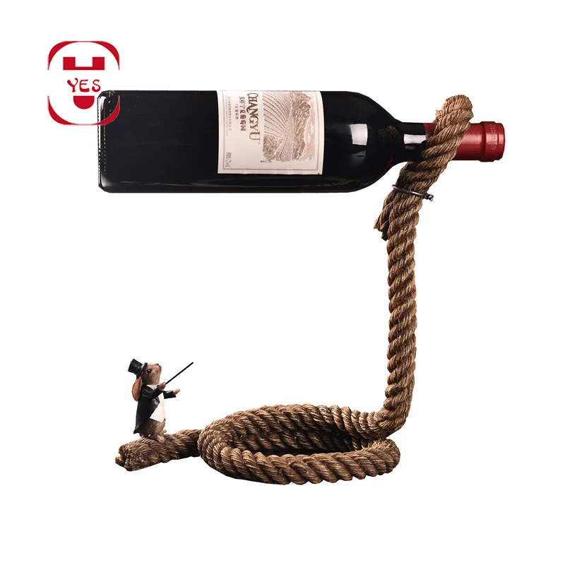 Подставка для вина Волшебный кролик 3D висячий держатель Креативные аксессуары