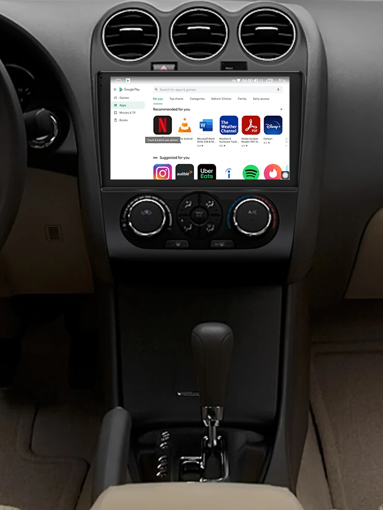 구매 9 인치 오토라디오 1Din 라디오 스테레오 안드로이드 10 중앙 멀티미디어 헤드 유닛 4GB 64GB 무선 카플레이, 닛산 알티마 2007 2012