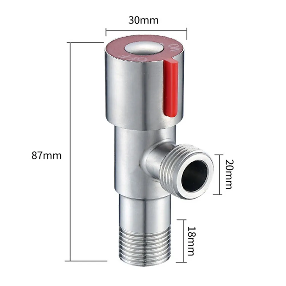 Угловой клапан для воды 304 кухонный кран из нержавеющей стали ванной комнаты