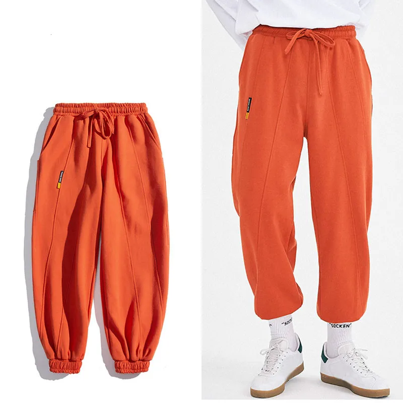 

Casual Sweatpants Men Hip Hop Loose Streetwear Men's Harem Pants Solid Color Joggers Male Harajuku Trend Trousers Pantalon Homme