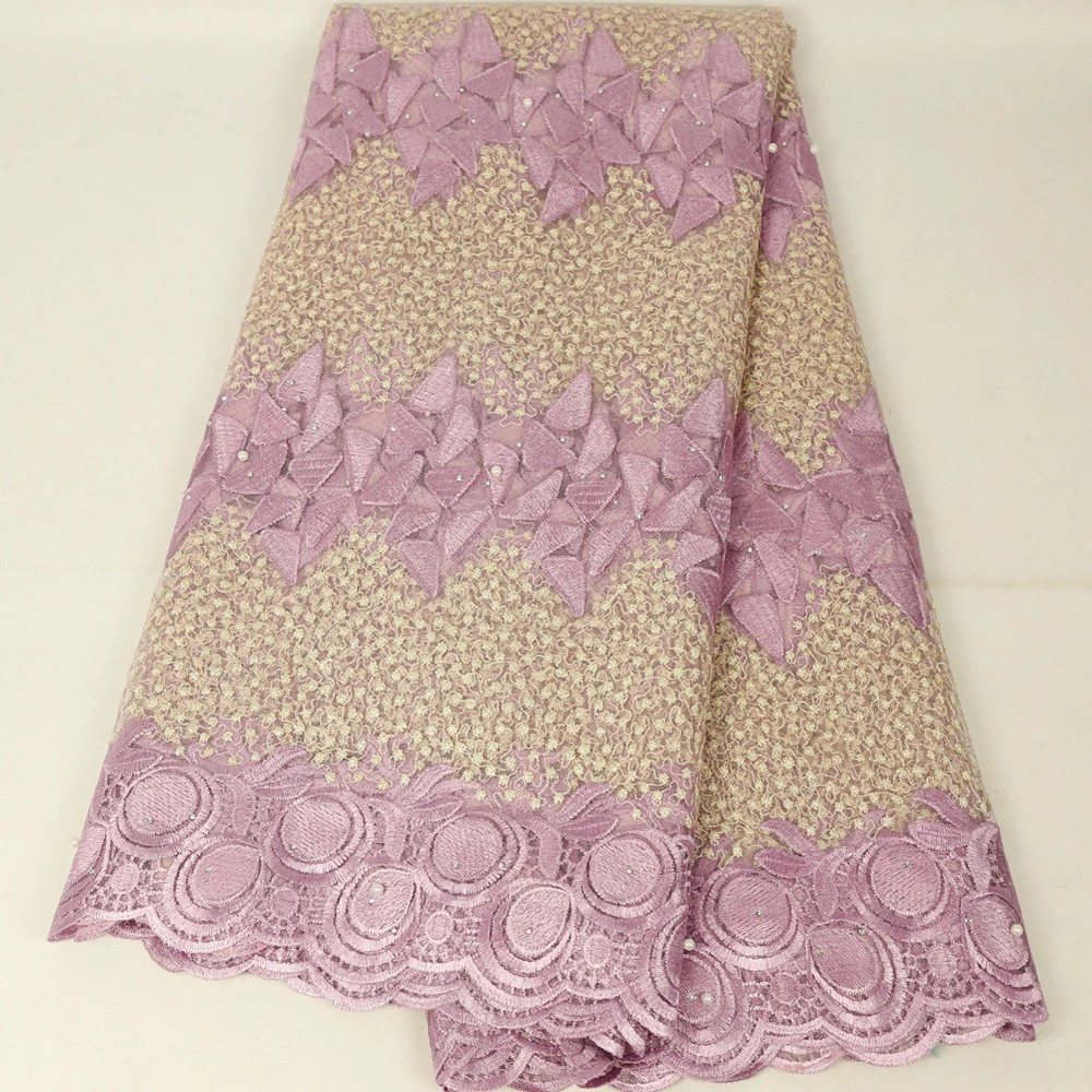 2019 новейшая французская нигерийская кружевная ткань высококачественный вышитый