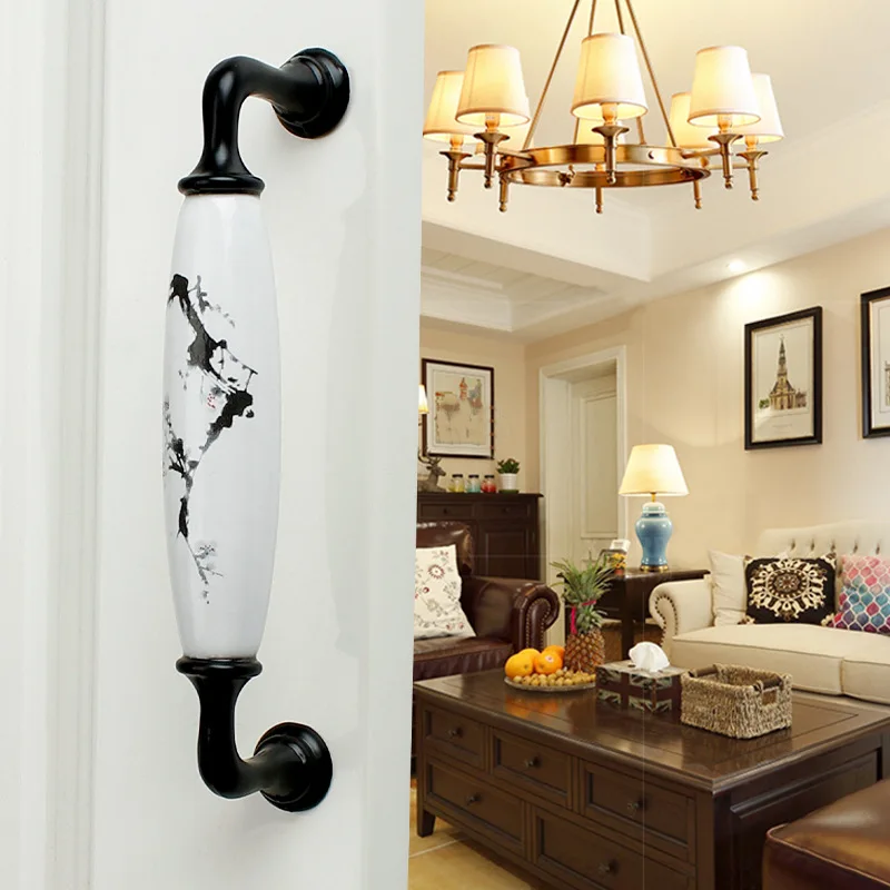 Китайская чернильная керамическая ручка из цинкового сплава шкафчик с черными