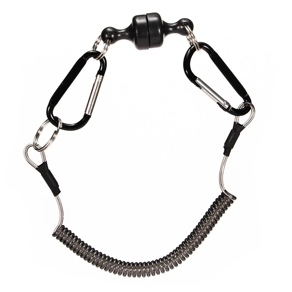 

Fishing Holder Lanyard Net Quick Release Fishing Keychain Holder With Coil Multi-Function Buckle Hooks Fishing Holder Lanyard