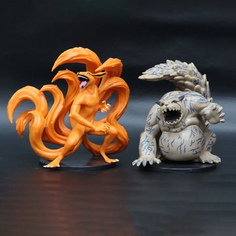 Экшн фигурки из японского аниме ниндзя One Tail Nine Demon Fox Garage Kit виниловая кукла ПВХ