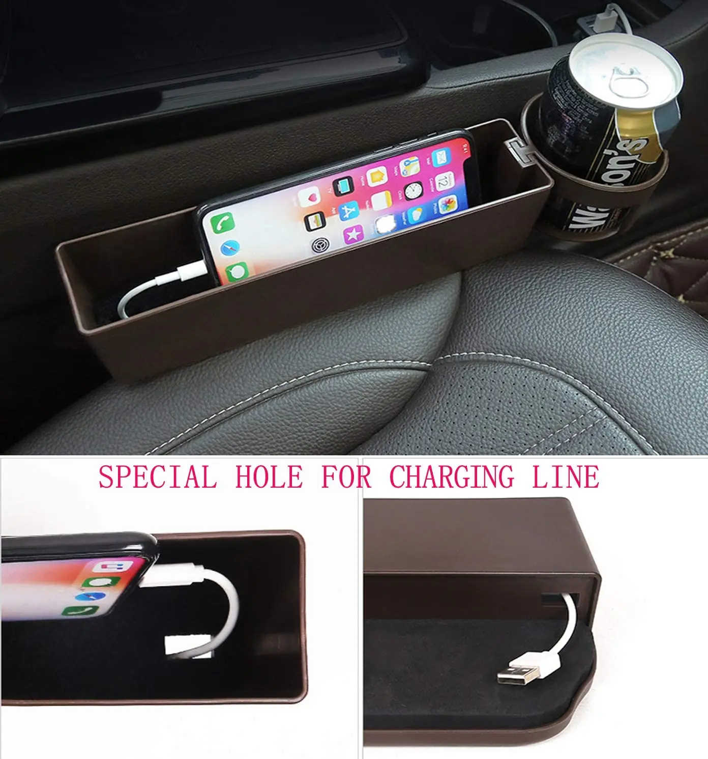 Автомобильный держатель для телефона многофункциональный органайзер кредитных