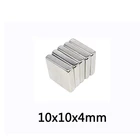 2050100200300500 шт. 10x10x4 мм сильный квадратный магнит N35 NdFeB редкоземельный магнит блок 10*10*4 мм неодимовые магниты лист