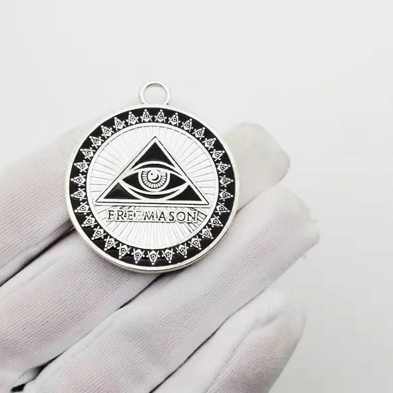 Индивидуальное модное масонское ожерелье компас G-кулон ювелирное изделие с