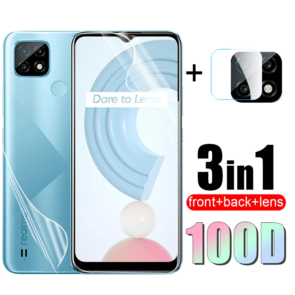 Soft Hydrogel Film For Realme C21 Screen Protector For oppo realme 8 pro realmy 8 5g realmi c 21 21c Camera Lens Protective Film