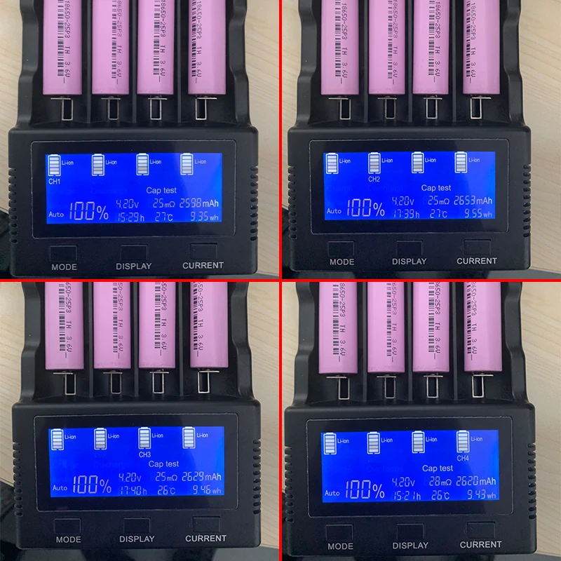 18650 перезаряжаемые батареи 3 7 V литий-ионный реальная емкость 2500mAh батарея для