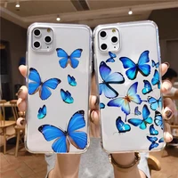 cute butterfly tpu phone case for iphone 12pro max 11pro max 8 7 6s plus se 5s xr 12 xs max fashion soft for 12mini back shell