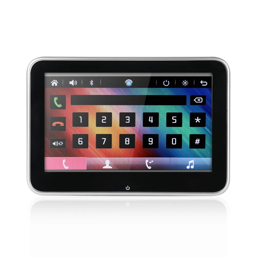 9 дюймов TFT цветной lcd подголовник DVD мониторы 1024x600 HD вход радио AV монитор для камеры заднего вида автомобиля аудио DVD плеер