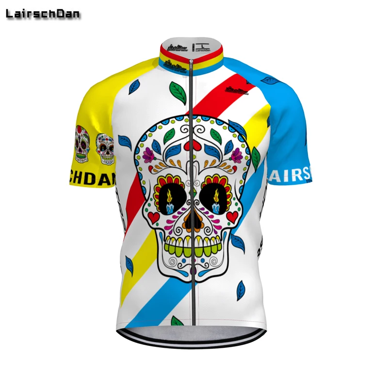 SPTGRVO LairschDan Забавный Череп для мужчин/Женская велосипедная Форма велосипед одежда