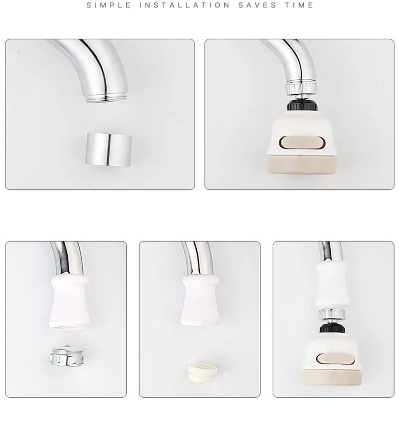 

Yooap 3 Modes Kitchen Bathroom Faucet Aerators 360 Rotation Faucet Diffuser Filter Faucet Bubble Home & Kitchen Sink Accessories