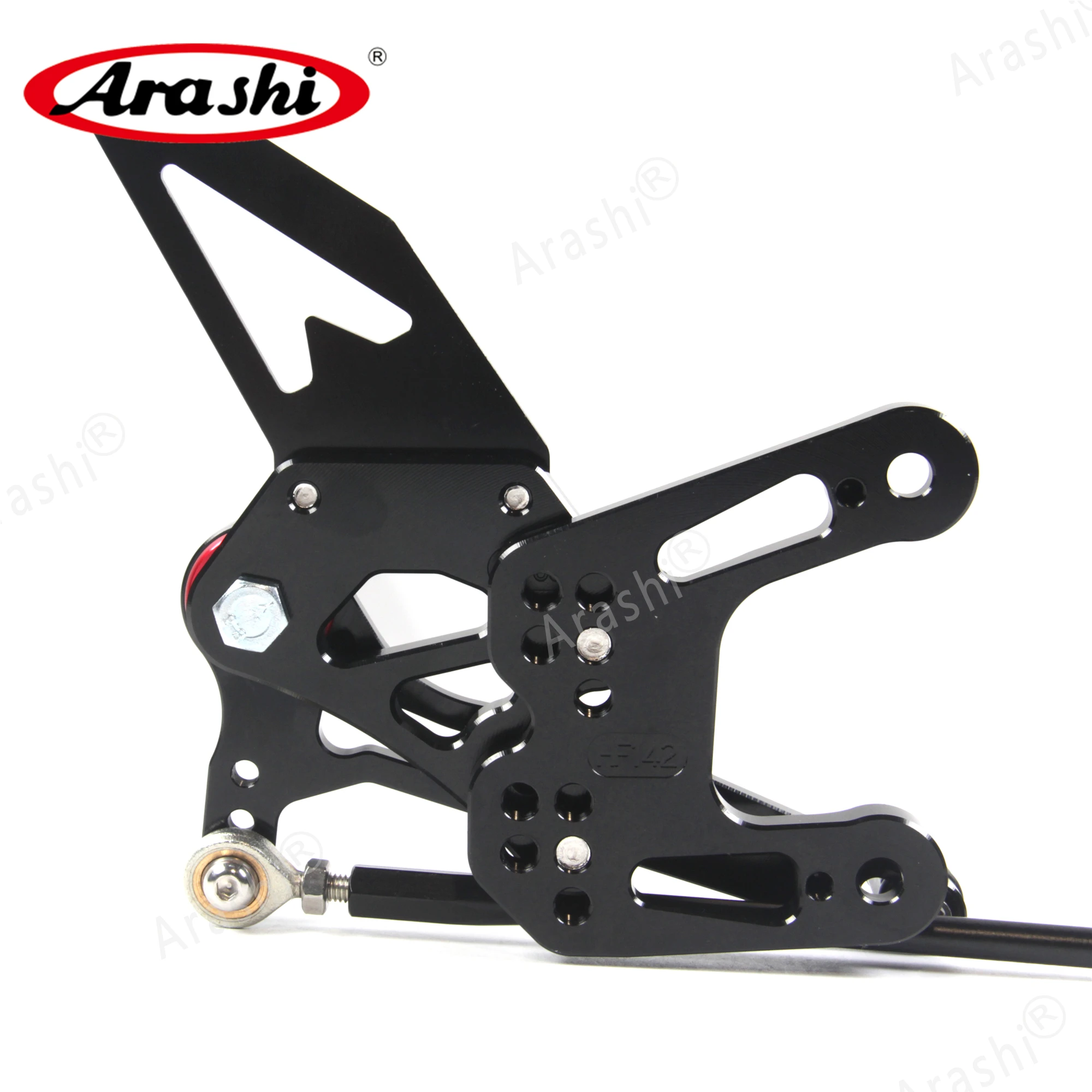 Араши регулируемая подножка для KAWASAKI NINJA ZX10R 2015 - 2021 ЧПУ Rearset сзади подножки педали