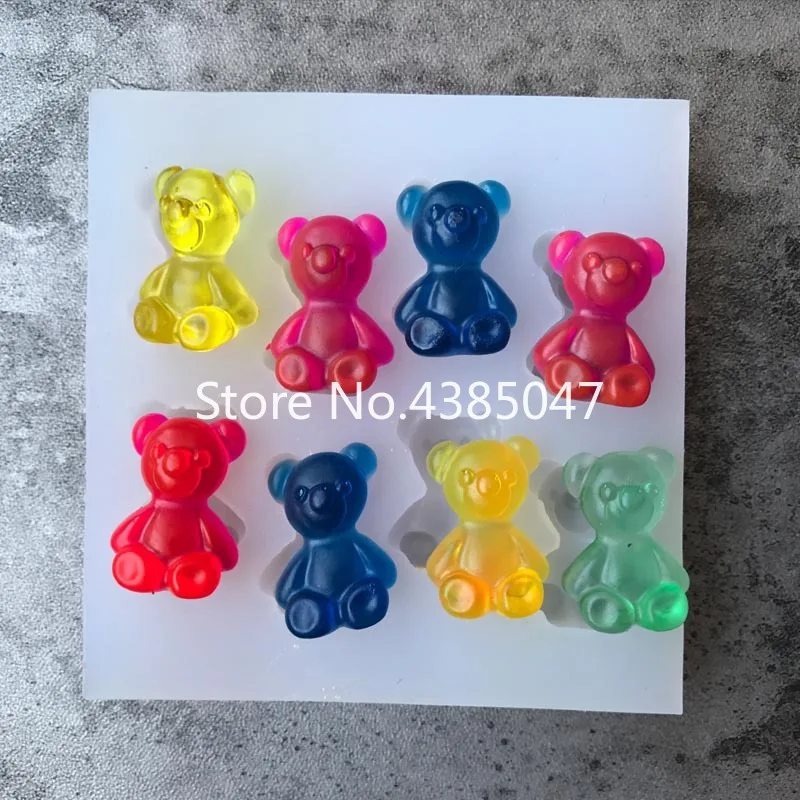 1 шт. силиконовая высушенная форма кошачий Медведь | Украшения и аксессуары