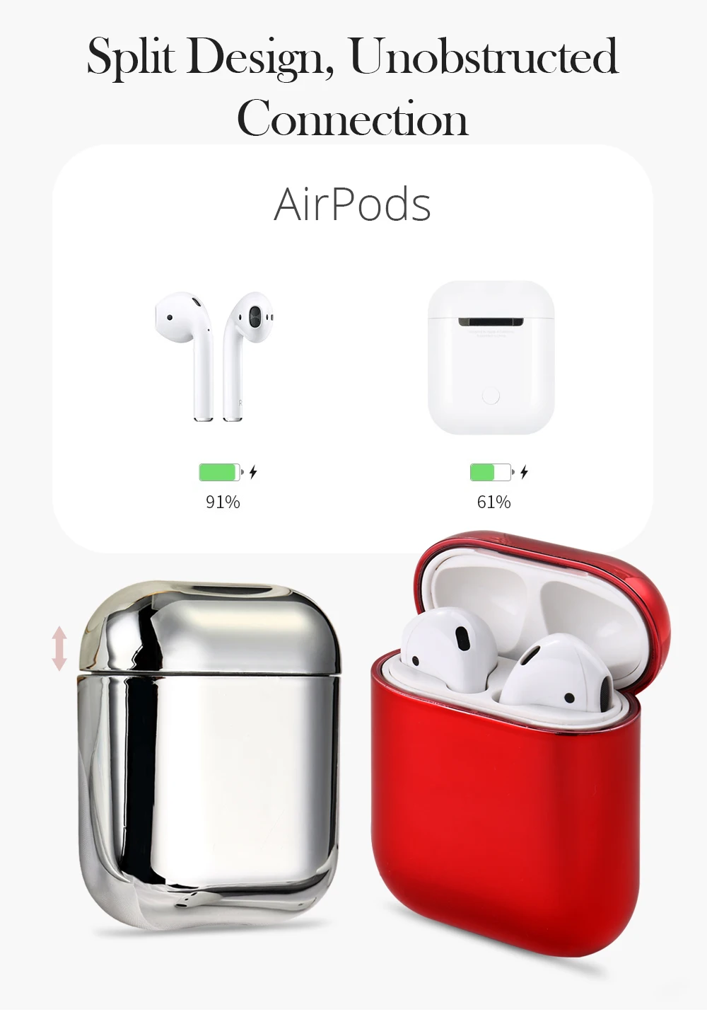 Чехол для Airpods 2 чехол s с гальваническим покрытием Жесткий Чехол Для Air pods 2 роскошные золотые противоударные наушники Чехлы аксессуары для кожи