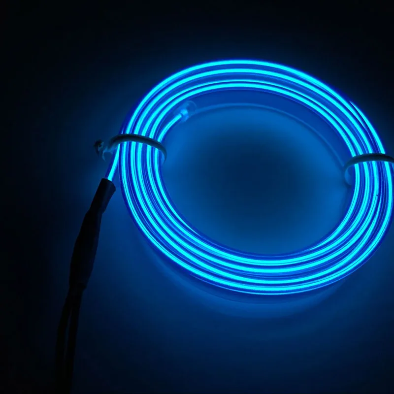 6MM USB DC 5V EL Wire LED Neon Light Rope Tube Flexible Strip Lamp Dance Party Car Decoration with Inverter Connector | Лампы и