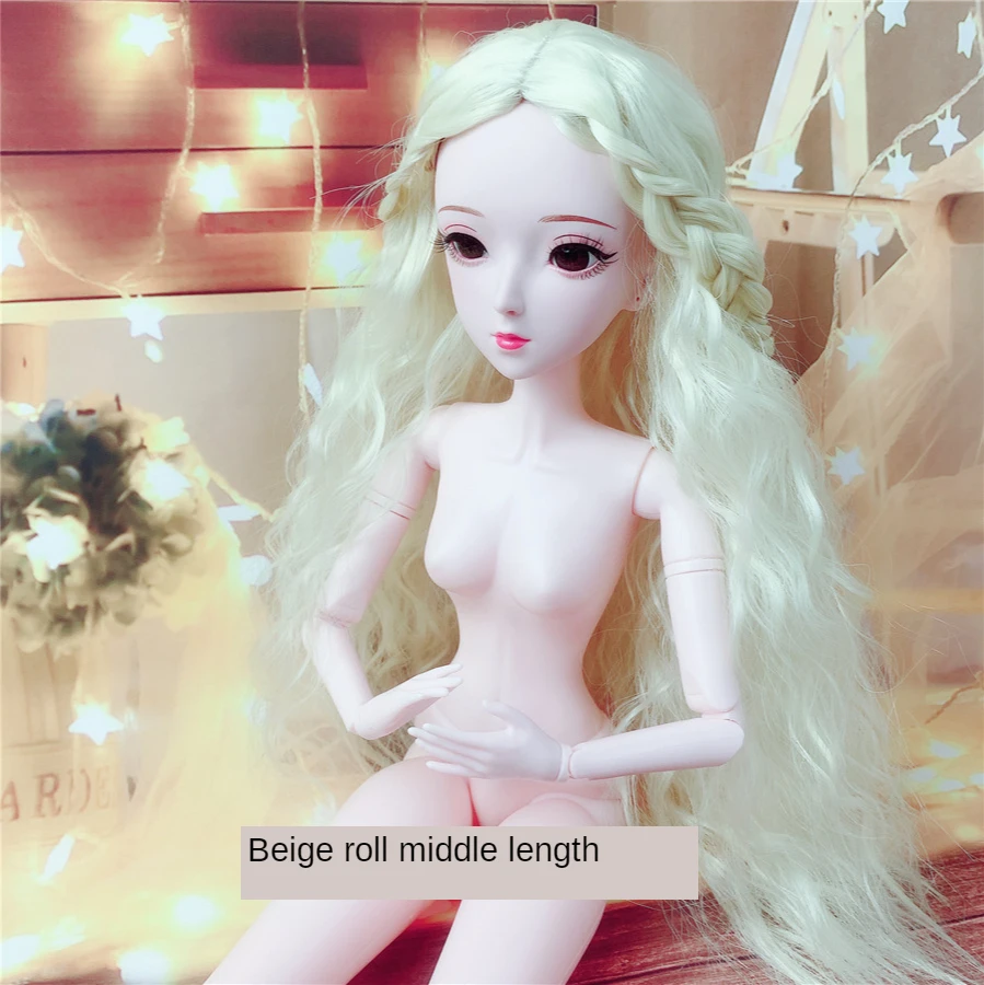 Новая кукла Bjd 60 см с 3D глазами модная самодельная 1/3 без одежды 20 шарниров съемные