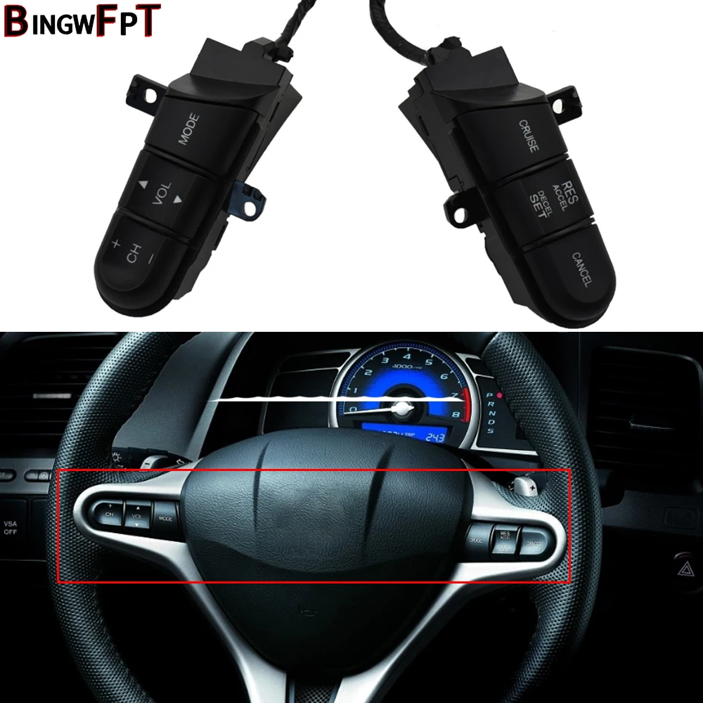 Переключатель круиз-кнопок для Honda Civic 2006 2007 2008 2009 2010 2011 | Автомобили и мотоциклы