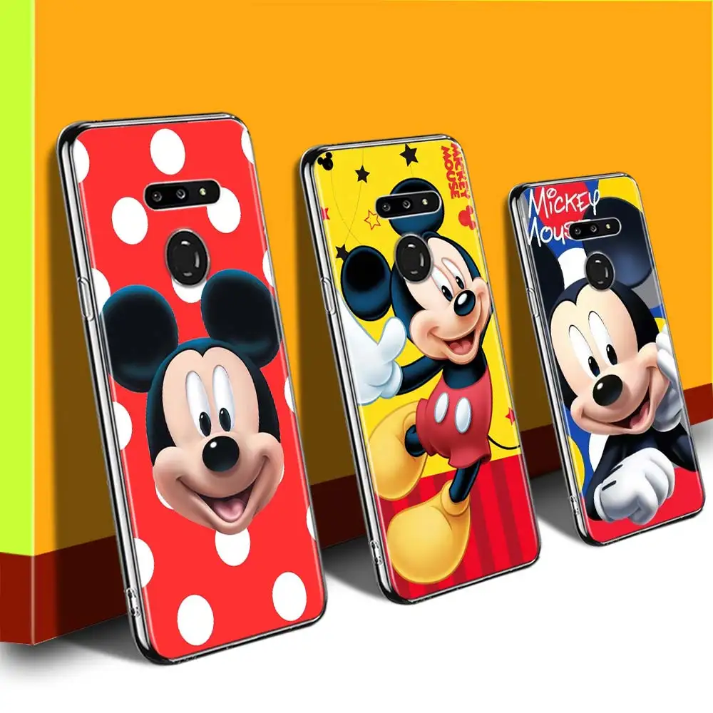 

Cute Mickey Disney Mouse for LG G8 G8S G8X V30 V35 V40 V50 V60 ThinQ Q60 K40 K50 K41 K51 K61 K71 K92 Transparent Phone Case