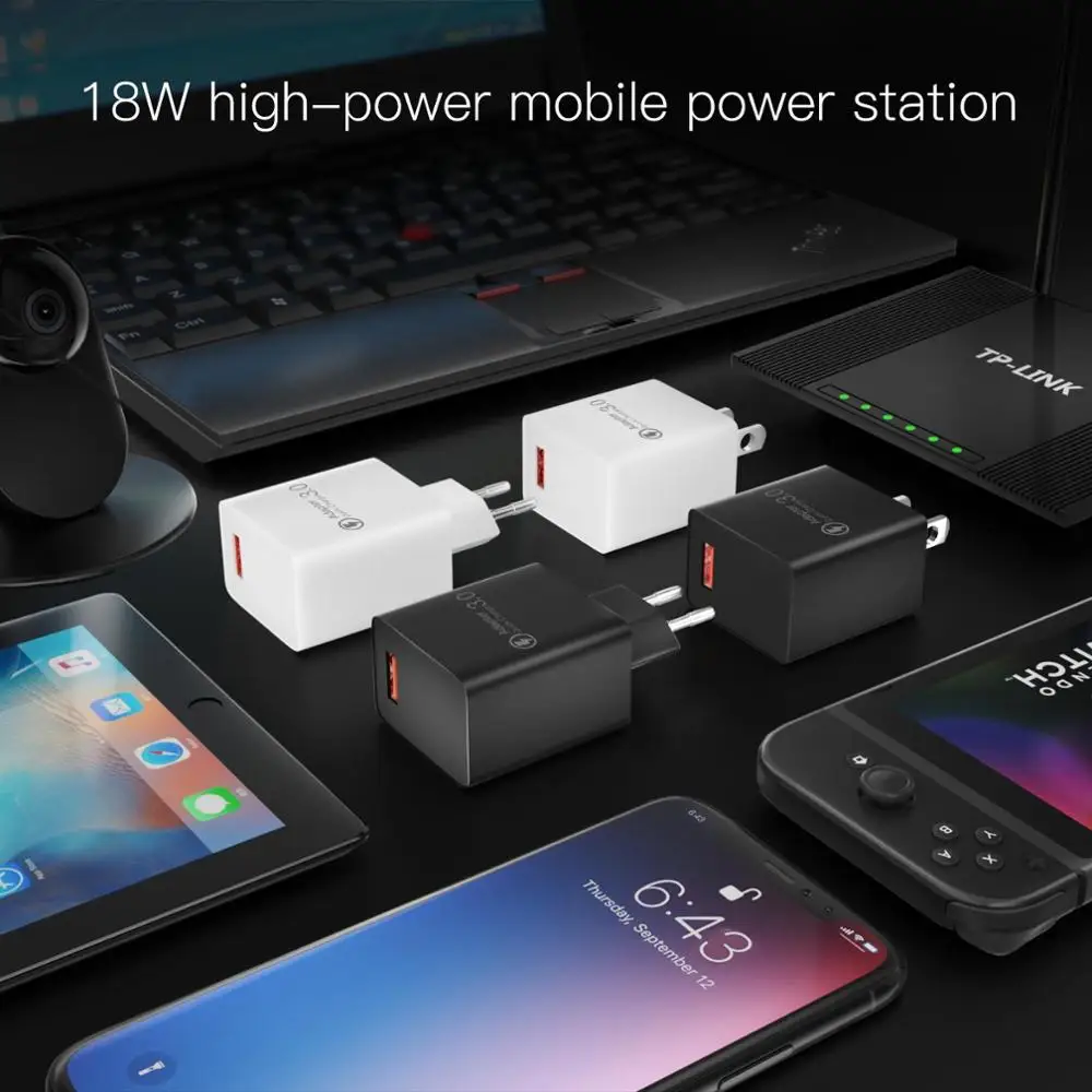 Адаптер быстрой зарядки JAKCOM QC3 Super USB подходит к note 10 plus Беспроводное зарядное