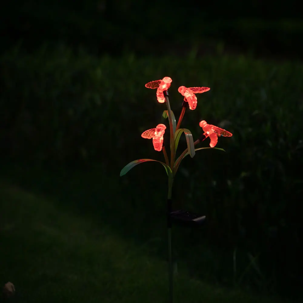 

Solar Path Light Solar Garden Stake Light Bees Ground Light Solar Lawn Lamp for Garden