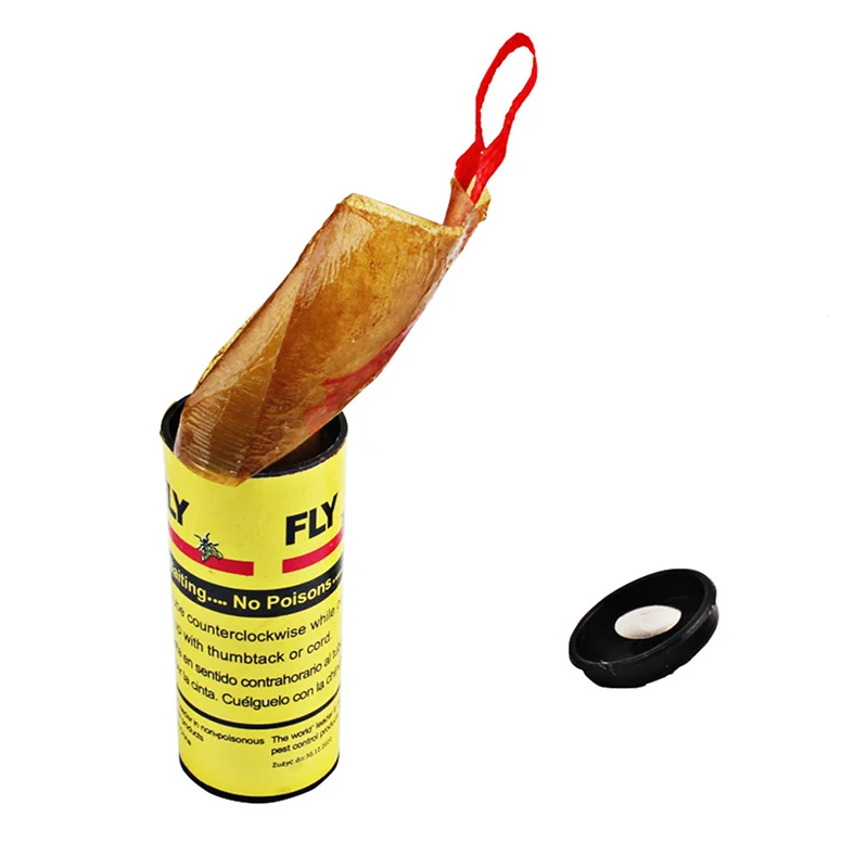 Желтые Липкие Стикеры для мух безопасная и Нетоксичная липкая бумага 4 рулона