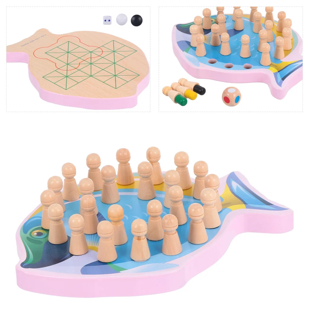 

1 Set Educational Chess Plaything Memory Training Chess Children Game Chess