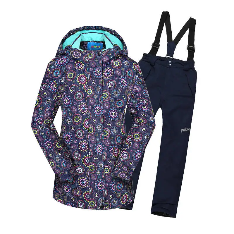 Лыжная куртка для девочек новинка 2019 детские лыжные куртки водонепроницаемый