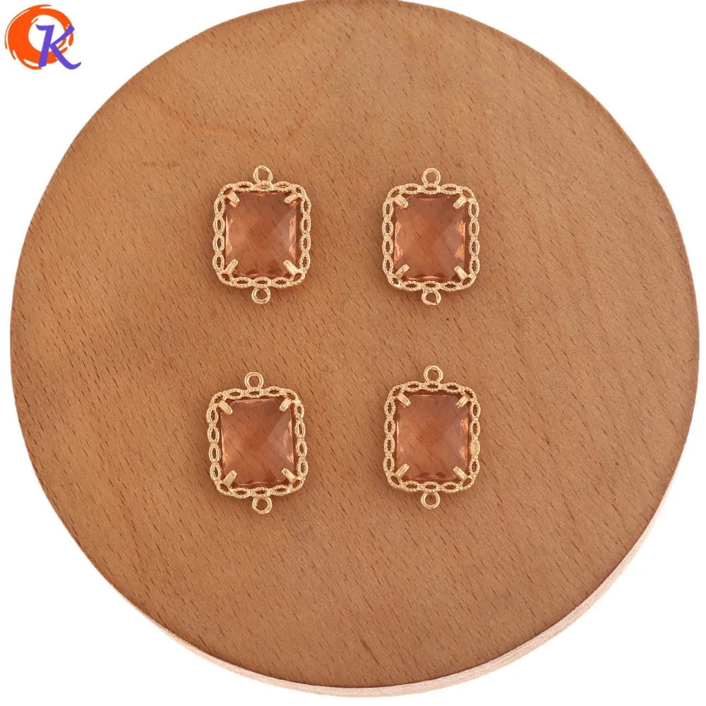 

Cordial Design 50Pcs 14*20MM Charms Jewelry/Jewelry Accessories/DIY Making/Hand Made/Earring Findings/Crystal Earring Connectors