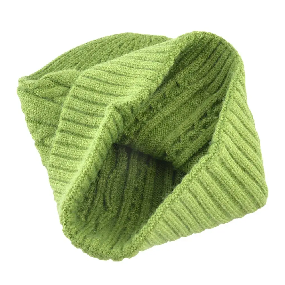 Вязаные шапки женские модные однотонные шапочки облегающие Мужская Уличная