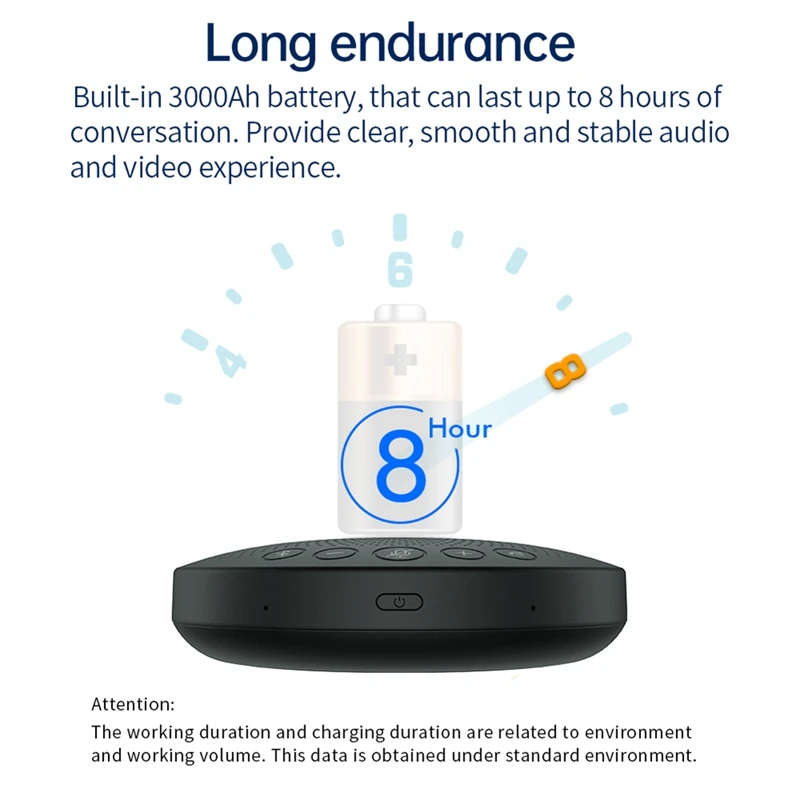 

G95 Pro Bluetooth Computer Conference Speakerphone Wireless Microphone and Speaker for Office Business Video Meeting