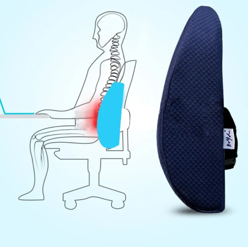 Пенопластовая опора для офисных стульев с ремнями и боковыми карманами телефона