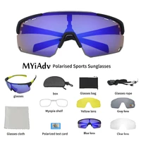 polarized outdoor sports sunglasses uv400 with 4 lens bicycle glasses fishing riding goggle men women anti wind cycling eyewear