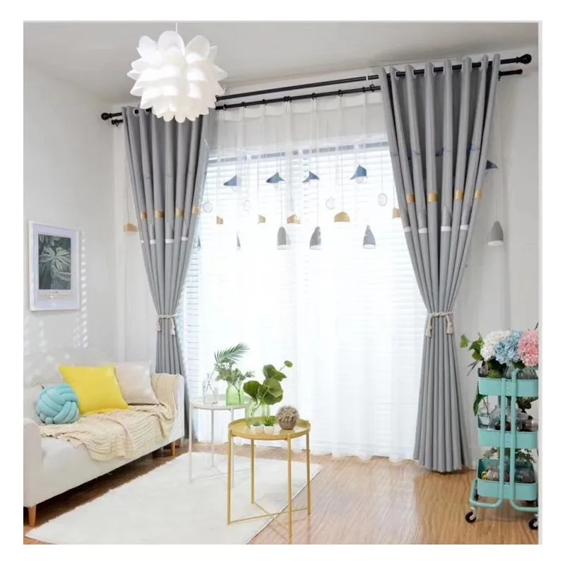 

20.2 Million Lights Curtain Nordic Curtains New Bedroom Finished bei europfine Curtains Ins Shading