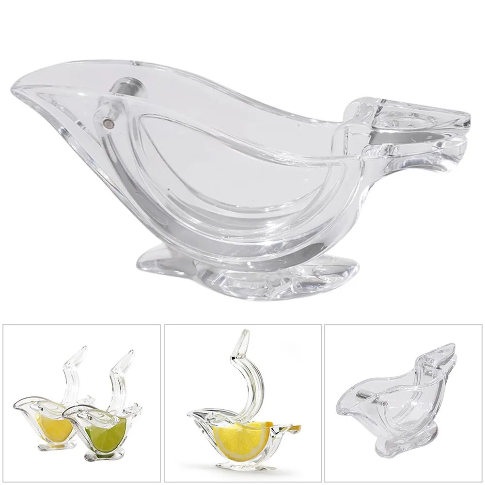 

Acrylic Lemon Clip Manual Transparent Fruit Juicer Home Kitchen Bar Gadget Food Storage Containers Kitchen Accessories